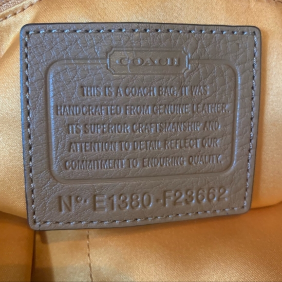 Coach Park Genuine Leather Tote Style F23662 - Picture 4 of 8